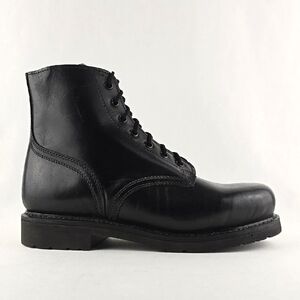 Terratrend Men’s Military Leather Combat Boots Black 250-106 US 7 - 7.5